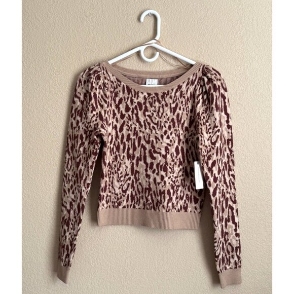 NWT Anthropologie MAEVE Puff-Sleeve Pullover Sweater - Picture 5 of 12